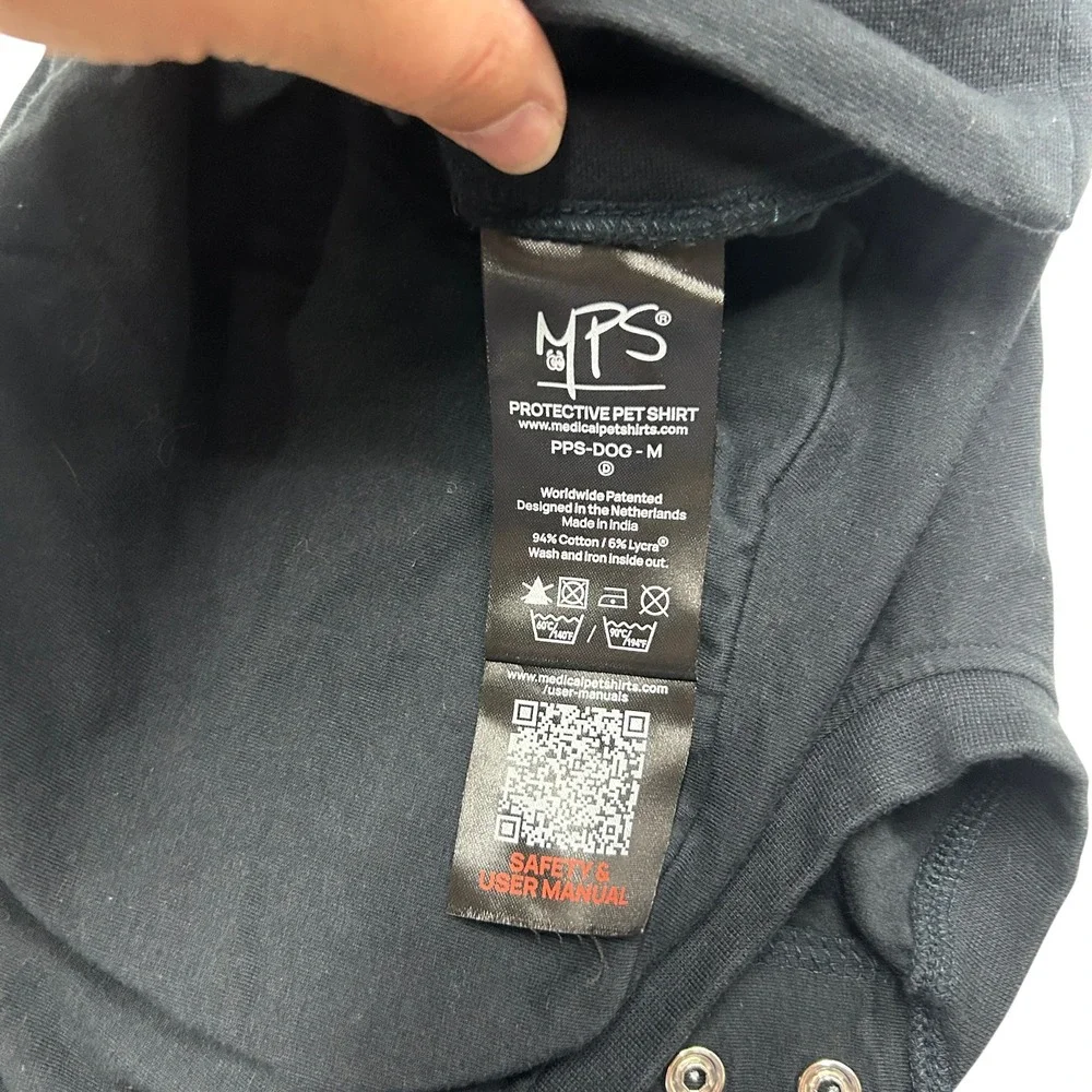 MPS Pet Shirt Recovery Suit Size Medium Blue Post-Surgery Protective